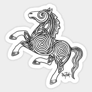 Celtic War Horse Sticker